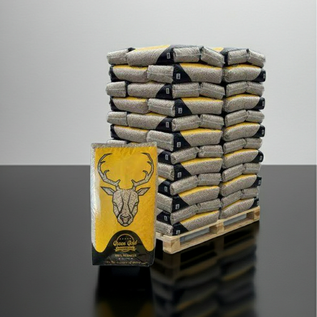 bdg Palette de pellets Green Gold Jura – 72 sacs de 15 kg – Image 1